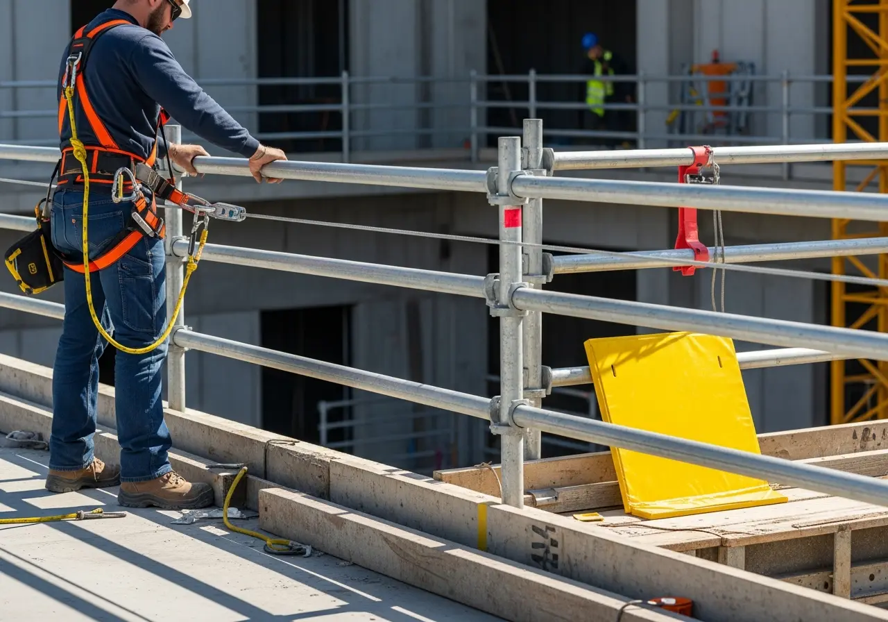 Proper safety controls and PPE for fall protection work