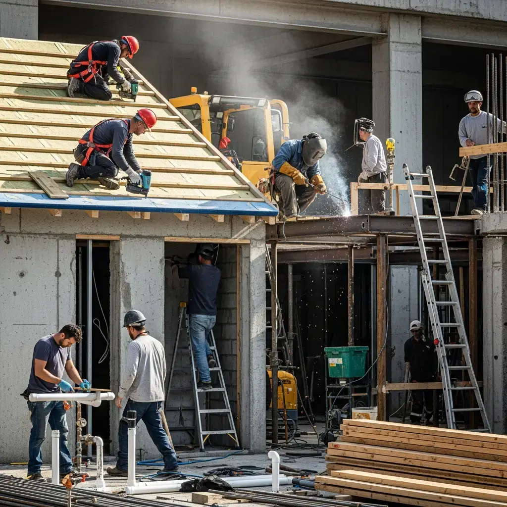 Profession-Specific hazard example on a job site